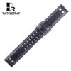 1599637391-Replacement-watch-band-compitable-for-the-Hamilton-Khaki-Aviation-watch-Black-Calf-Leather-strap-with-rivet-22mm (4) Buy 22mm Replacement Hamilton Khaki Aviation Black leather watch band strap