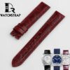 1603962779-Chopard-watches-happy-sport-diamond-30mm-red-alligator-leather-strap-band-watch (1) replacement dark red alligator leather strap band 18mm 15mm for Chopard watch happy sport diamond 30mm