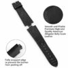 Buy discount price aftermarket Vacheron Constantin Overseas Leather Strap craftsmanship Black American Crocodile watch bands for sale