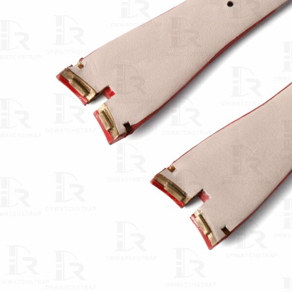 Best quality replacement Red leather alligator siamese red Roger Dubuis replacement straps and watch bands for Roger Dubuis Excalibur ladies' women's watches online for sale a ( (7)