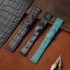 Buy custom Franck Muller Tiffany Blue leather strap 22mm 24mm 26mm watchbands replacement for sale