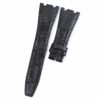 Custom handmade black alligator replacement watch band fit for Audemars Piguet Royal Oak Mens Watch straps