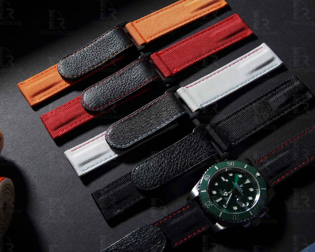 replacement 20mm velcro watch strap for Rolex, Omega, Patek Philippe, Blancpain and more