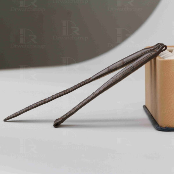 1605181851-Cartier-Pasha-de-Cartier-brown-OEM-alligator-leather-band-strap-for-sale (3) Custom genuine best quality OEM alligator brown leather strap and watch band replacement with single-folded for Cartier Pasha de men's and women's luxury watches - Shop the handmade crocodile grade A material watch straps & watch bands from DR Watchstrap online at a low price