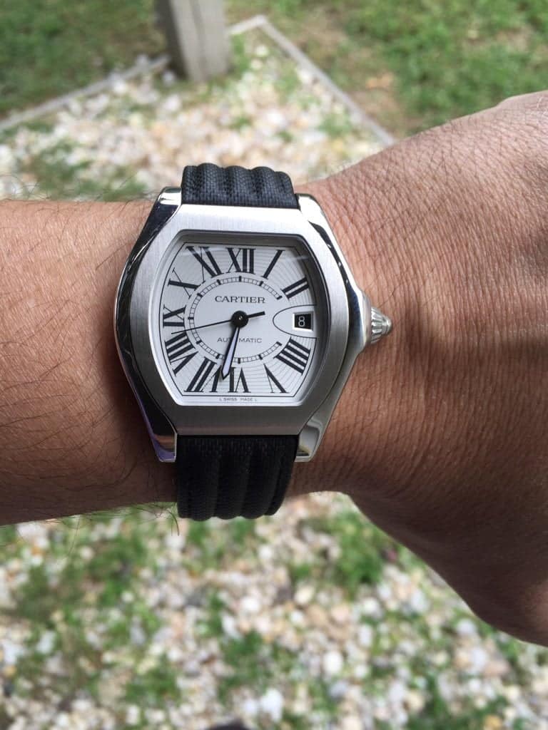 Cartier Roadster S watch OEM Nylon band quick release band