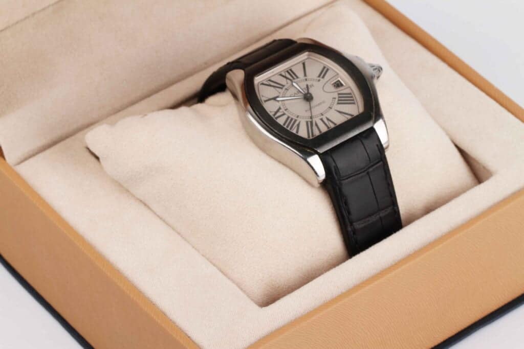 Cartier Roadster S watch OEM Alligator Leather watch band quick release band