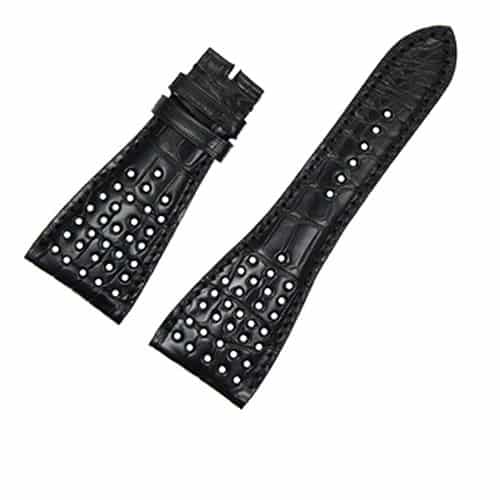 Roger Dubuis watch straps replacement strap black leather watch band