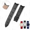 Buy custom Piaget Limelight Gala watch strap Black Alligator leather watch band for sale stitchless