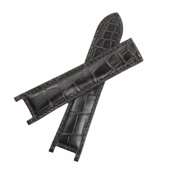 OEM Brown leather strap single-folded for Cartier Pasha de watch (2) Custom genuine best quality OEM alligator black leather strap and watch band replacement with single-folded for Cartier Pasha de men's and women's luxury watches - Shop the handmade crocodile grade A material watch straps & watchbands from DR Watchstrap online at a low price