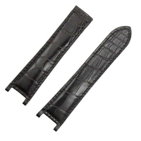 OEM Brown leather strap single-folded for Cartier Pasha de watch (6) Custom genuine best quality OEM alligator black leather strap and watch band replacement with single-folded for Cartier Pasha de men's and women's luxury watches - Shop the handmade crocodile grade A material watch straps & watch bands from DR Watchstrap online at a low price
