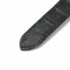 handcrafted black alligator leather watch strap for Cartier Calibre dive watch band