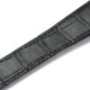 handcrafted black alligator leather watch strap for Cartier Calibre dive watch band