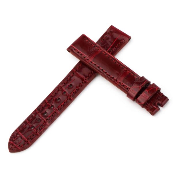 1607414187-Chopard-Happy-Sport-diamond-Dark-red-leather-strap-watch-band-strap-15mm-18mm(5) Chopard Replacement watch strap wine red leather 15mm 18mm for Happy Sport