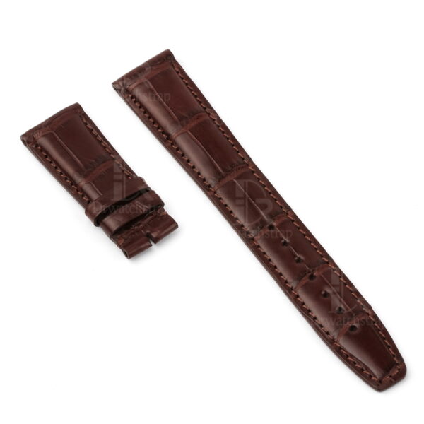 100% handmade replacement IWC America Alligator Leather Watch band