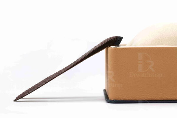 1607603987-Cartier-Santos-100-midsize-large-size-Replacement-leather-watch-band-strap-brown-America-Alligator (7) Custom handmade best quality replacement Brown America Alligator Leather Cartier Santos 100 watch straps and watch bands Cartier Santos 100 Midsize Large Chronograph XL size watches - OEM aftermarket high-end leather watchbands online at a low price