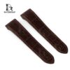 1607604132-Cartier-Santos-100-midsize-large-size-Replacement-leather-watch-band-strap-brown-America-Alligator-crocodile Custom handmade best quality replacement Brown America Alligator Leather Cartier Santos 100 watch straps and watch bands Cartier Santos 100 Midsize Large Chronograph XL size watches - OEM aftermarket high-end leather watchbands online at a low price