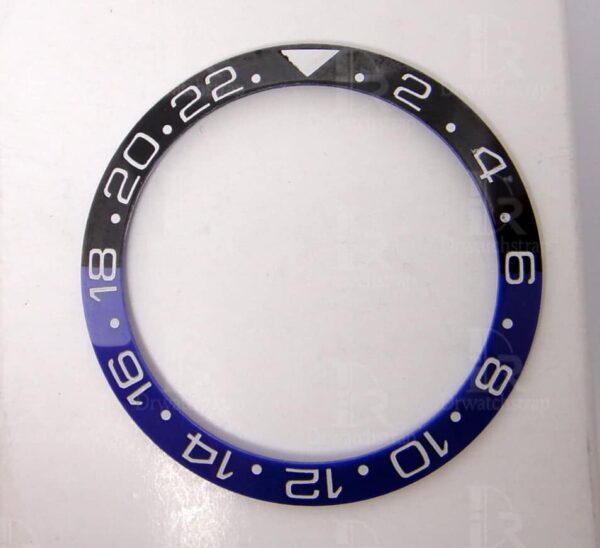 Replacement Black & Blue Ceramic Bezel Insert for GMT-Master II Batman watch