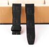 1607953604-IWC-Big-Pilot-DVBO-21mm-Replacement-black-calf-Leather-strap (5) Custom OEM IWC aftermarket fabric nylon kevlar watch straps santoni black brown replacement santoni canvas watch band online for IWC Pilot's Mark XVIII Pilot's Chronograph watches 20mm 21mm