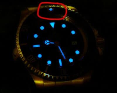 Replacement Rolex Bezel insert Pearl - Blue lume dot -Buy 1 get 1 free