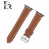 Apple Hermes band -Brown Leather watch strap handmade OEM