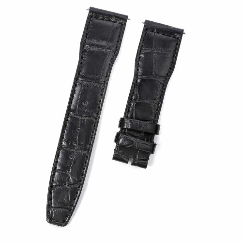 1623399517-IWC-Big-pilot-21mm-replacement-black-alligator-leather-watch-band-strap (1) Custom best quality handmade black alligator crocodile 20mm 21mm leather IWC watch straps and watch bands replacement for IWC Pilot's watch Mark XVIII Chronograph - shop the grade A crocodile leather watchbands online