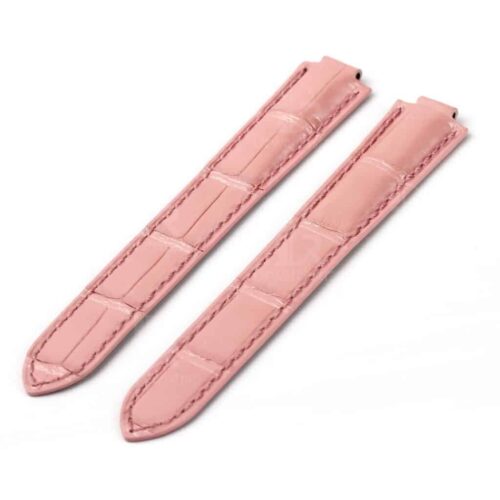 1627616197-1607499222-Cartier-Ballon-Bleu-Pink-Replacement-leather-watch-strap-band1-1024x1024 Genuine premium custom American Alligator Belly-scale Pink leather watch strap & watch band replacement for Cartier Ballon Bleu Lady Medium Men Large Chronograph Cartier watches online - Buy and shop the high-end best quality straps and watchbands from dr watchstrap at a low price