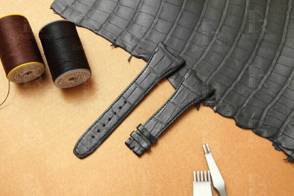 Handcrafted alligator leather strap for IWC Ingenieur replacement watchband for sale - OEM