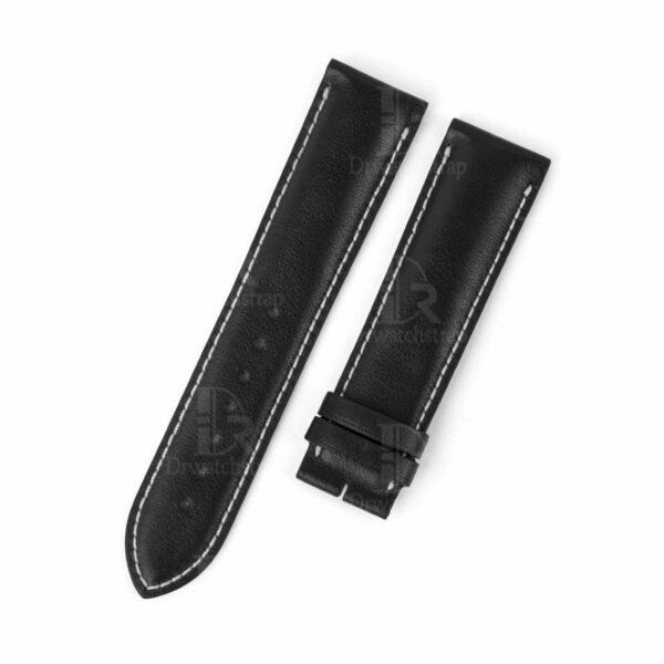 Genuine Breitling Navitimer Black leather watch strap 20mm 22mm 24mm for sale
