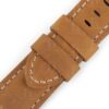 Premium custom best aftermarket calfskin material brown Panerai 22mm leather strap & watch band replacement OEM handmade for Panerai Luminor Radiomir luxury watches from DR Watchstrap online - Shop the wholesale and retail genuine calf leather watch straps and watch bands at a low price