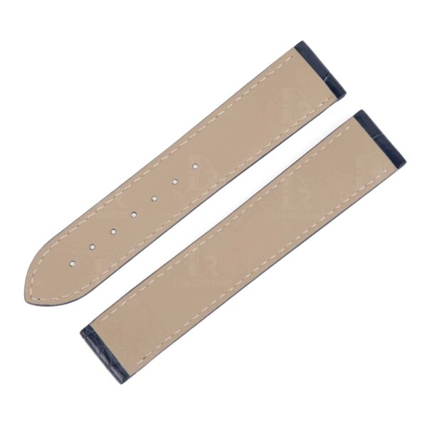 In Stock 20mm Blue Handmade Alligator leather strap for Omega Speedmaster