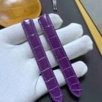 1629776643-Replacement Cartier Ballon Bleu Purple leather strap Cartier Ballon Bleu Red alligator leather watch band SG26 (2)