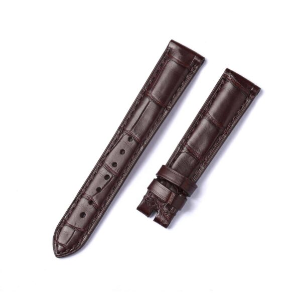 Buy custom Omega deville Dark Brown leather watchband 18mm 20mm 21mm 22mm strap for sale