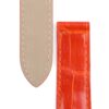 1614680719-Cartier-pasha-watch-band-replacement-leather-strap-Orange (7) 18mm 20mm Genuine best quality American Alligator Orange leather watch strap and watch band replacement for Cartier De Pasha watches from DR Watchstrap - Shop the 100% handmade crocodile leather straps and watch bands online at a low price