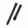 Best quality black Satin Cartier Baignoire watch strap replacement watch band for for Cartier Baignoire watches oniline at a low price - Handmade OEM Cartier straps for sale