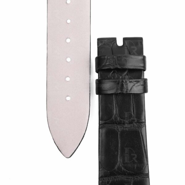 [HE] Handmade Black Leather watch band strap fit for Piaget Altiplano Ultra thin