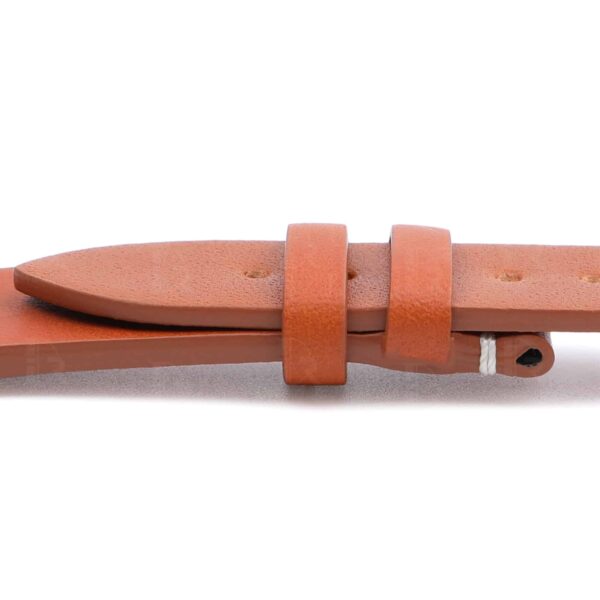 1614837238-20mm-orange-watch-strap-handmade-hermes-Rolex-watchband-OEM-replacement (8) Custom best High-end qualtiy premium calfskin orange replacement leather Rolex Hermes Strap and watchband with 20mm lug size handmade for Rolex, Tudor, Patek Philippe universale watches online at a low price