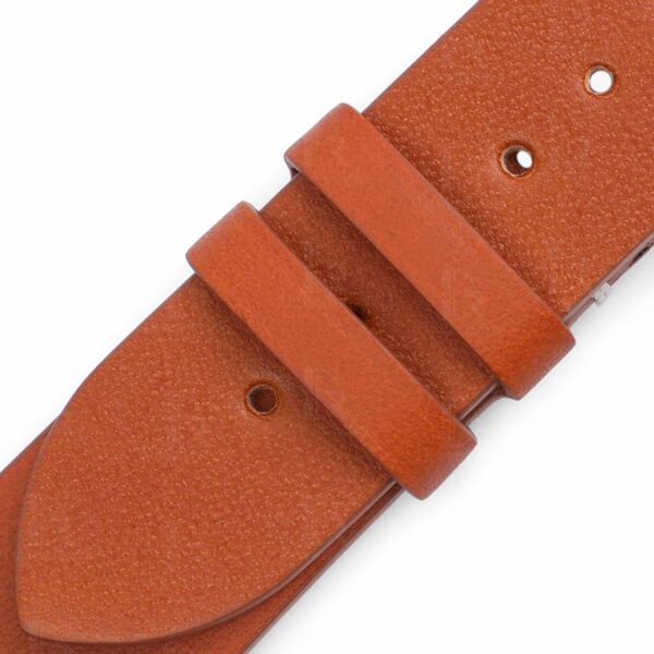 1614837257-20mm-orange-watch-strap-handmade-hermes-Rolex-watchband-OEM-replacement (10) Custom best High-end qualtiy premium calfskin orange replacement leather Rolex Hermes Strap and watchband with 20mm lug size handmade for Rolex, Tudor, Patek Philippe universale watches online at a low price