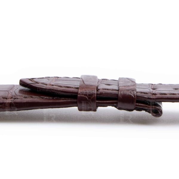 Buy replacement Vacheron Constantin Overseas brown American Alligator Leather Strap at discount price