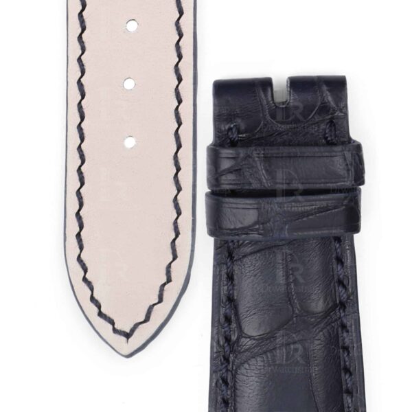 Custom handmade high-end quality Patek Philippe Blue leather watch band craftsmanship wholesale China factory supplier lug size available 12mm 14mm 16mm 18mm 19mm 20mm 21mm 22mm 23mm 24mm