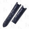 18mm 20mm Genuine best quality American Alligator Dark Blue leather watch strap and watch band replacement for Cartier De Pasha watches 18mm 20mm Genuine best quality American Alligator Dark Blue leather watch strap and watch band replacement for Cartier De Pasha watches