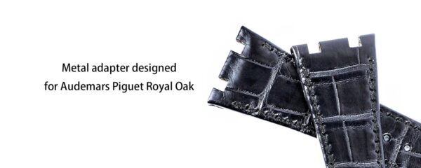 Handmade Leather Strap fit for Audemars Piguet Royal Oak ( Black, blue, green...)