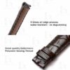 Buy custom Patek Philippe Dark Brown leather watchband 19mm 20mm 21mm handmade for sale