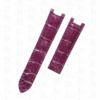 Custom Purple Alligator leather watch strap replacement for Cartier Pasha 30mm 35mm 38mm 40mm 41mm 42mm band Custom Purple Alligator leather watch strap replacement for Cartier Pasha 30mm 35mm 38mm 40mm 41mm 42mm band
