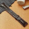Custom handmade Breguet type xxi strap and watch band for Breguet type xxi flyback chronograph 3810 luxury watches - aftermarket leather straps craftsmanship Brown Grade A American Crocodile watch band for sale at low price