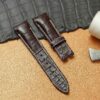 Custom handmade Breguet type xxi strap and watch band for Breguet type xxi flyback chronograph 3810 luxury watches - aftermarket leather straps craftsmanship Brown Grade A American Crocodile watch band for sale at low price