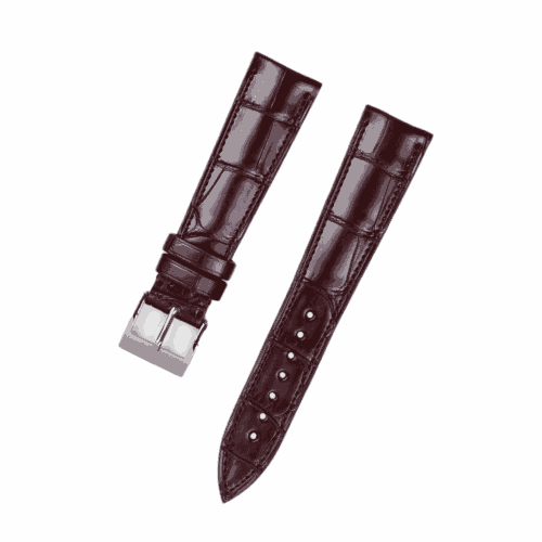 1618646563-Handmade-Leather-watch-strap-Brown-Alligator-Belly-Scale (2) Handmade Leather watch strap Brown Alligator Belly Scale