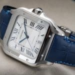 Cartier Santos 100 Anniversary Red alligator leather watch band strap (1)