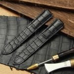 Replacement-Cartier-Ballon-Bleu-alligator-leather-strap-band-20mm-18mm Cartier Ballon Bleu Red alligator leather watch band SG26 (1)