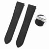 Premium Quick release calfskin Cartier Santos quickswitch black leather watch strap & watch band replacement with an interchangeable system for men's women's Cartier Santos Larga Medium watches for sale - Shop the best quality Santos de Cartier straps and watchbands at a low price