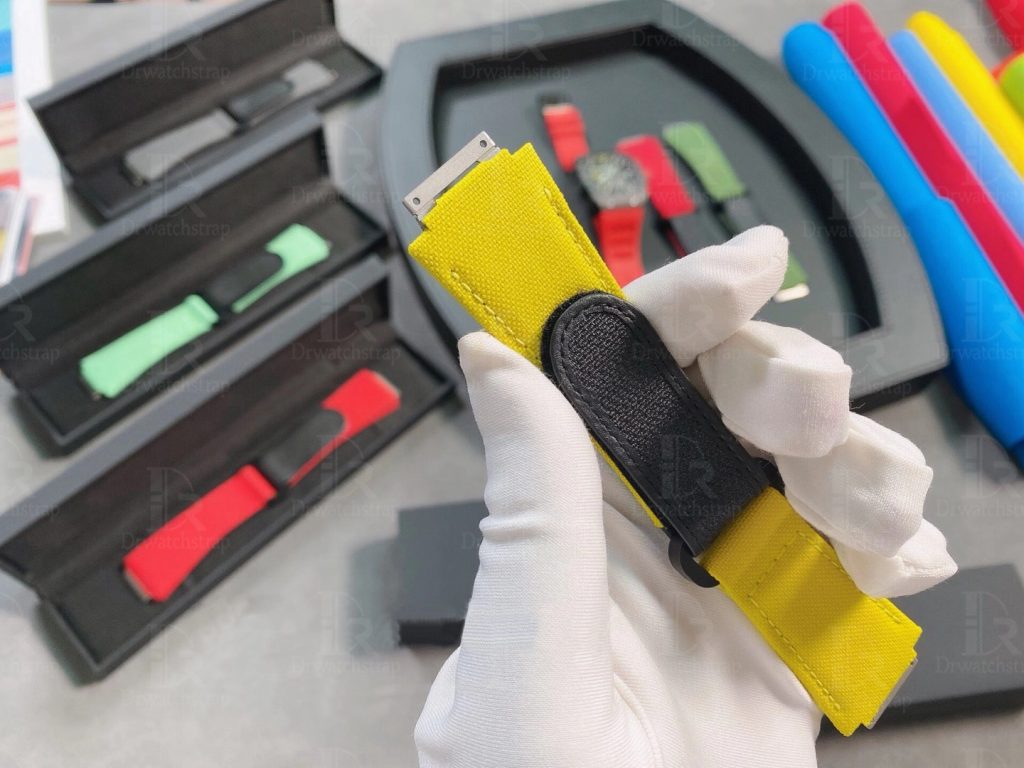 Richard Mille yellow strap Velcro compatible with RM 035 011 67